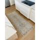 Cara 9'2" x 12' Tan/Light Gray/Brown/Tan/Blue/Tan/Olive/Off White/Yellow Washable Area Rug - Hauteloom