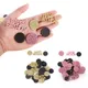 Décorations de confettis joyeux anniversaire 100 pièces/lot confettis à paillettes Rose or noir