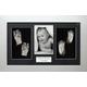 Large/Twins Baby Casting Kit, 14.5x8.5" Silver Frame, Black 4 Hole Mount, Silver Metallic Paint by BabyRice