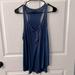 American Eagle Outfitters Tops | Button Up Tank | Color: Blue | Size: L