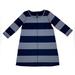 Jessica Simpson Dresses | A Line Bold Stripe Sweatshirt Dress Large Navy Gray Jessica Simpson | Color: Blue/Gray | Size: L