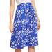 Anthropologie Skirts | Anthropologie Porridge Swan Getaway Blue Ivory Tie Waist Slip Skirt - S | Color: Blue/White | Size: S