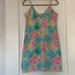 Lilly Pulitzer Dresses | Lilly Pulitzer Pink And Green Spaghetti Strap Dress, Size 8 | Color: Green/Pink | Size: 8