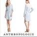 Anthropologie Dresses | Anthropologie Holding Horses Blue Chambray Shirt Dress Size Xs | Color: Blue | Size: Xs