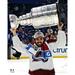 Alex Newhook Colorado Avalanche Unsigned 2022 Stanley Cup Champions Raising Photograph
