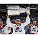 Nathan MacKinnon Colorado Avalanche Unsigned 2022 Stanley Cup Champions Raising Photograph