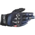 Alpinestars Halo Guanti Moto, nero-blu, dimensione XL