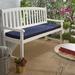 Birch Lane™ Indoor/Outdoor Sunbrella Bench Cushion in Blue | 2 H x 57 W in | Wayfair 0B4453917ED94DE58170DE4C56D39836