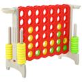 SDADI Giant 33 Inch 4-In-A-Row Game And Basketball Game For Kids, Blue And Red in Red/Gray YIWU GUOYOU IMP. AND EXP. CO, LTD | Wayfair DSZQ04GR