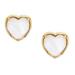 Kate Spade Jewelry | Kate Spade Mother Of Pearl Heart Earrings | Color: Gold/White | Size: Os