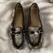 Coach Shoes | Coach Brown And Tan Signature C Flynn Ladies Loafers Size 5. Five | Color: Brown/Tan | Size: 5.5