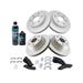 2000-2001, 2003-2006 GMC Yukon XL 1500 Front and Rear Brake Pad and Rotor Kit - TRQ BKA22907