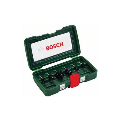 6-teiliges HM-Fräser-Set (8 mm Schaft) - Bosch