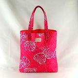 Lilly Pulitzer Bags | Lilly Pulitzer Fir Estee Lauder Bright Pink Canvas Seashell Tote | Color: Orange/Pink | Size: See Description