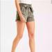 American Eagle Outfitters Shorts | American Eagle Outfitters High Rise Paperbag Belted Mom Shorts Olive | Color: Green | Size: 6