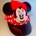 Disney Accessories | Disney World Kid’s Minnie Mouse Cap | Color: Red/White | Size: Osbb