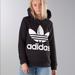 Adidas Tops | Adidas Original Trefoil Pocket Hoodie Sweatshirt Classic Black White Small | Color: Black/White | Size: S