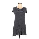 Olivia Rae Casual Dress - A-Line: Blue Print Dresses - Women's Size Medium