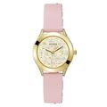 Guess Watches Ladies Pearl Womens Analogue Quartz Watch with Silicone Bracelet GW0381L2