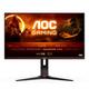 AOC Gaming U28G2XU2 - 28 Zoll UHD Monitor, 144 Hz, 1 ms, FreeSync PremiumPro, HDR400 (3840x2160, HDMI 2.1, DisplayPort, USB Hub) schwarz/rot