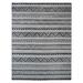 Black/Yellow 120 x 96 x 1 in Area Rug - Capel Rugs Grid Wool | 120 H x 96 W x 1 D in | Wayfair 9300RS08001000330