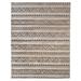 Black/White 144 x 108 x 0.5 in Area Rug - Capel Rugs Grid Wool | 144 H x 108 W x 0.5 D in | Wayfair 9300RS09001200710