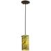 "5"" Wide Cilindro Jadestone Mini Pendant - Meyda Lighting 210029"