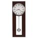 Howard Miller® Madson Wall Clock Wood/Glass in Brown/White | 25.25 H x 9.25 W x 2.75 D in | Wayfair 625696