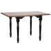 Canora Grey Selections 48" Rectangular Extendable Drop Leaf Dining Table | Antique w/ Cherry | Seats 4 Wood in Black | 30 H in | Wayfair