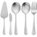 Red Barrel Studio® 5 Piece Hostess Set Stainless Steel/ Flatware in Gray | Wayfair 279BC74220C441F5BB51849385347581