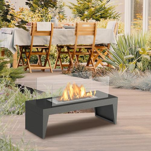 Noble Flame TAFI [moderner Ethanol Standkamin]: Schwarz
