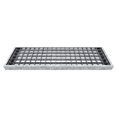 DOLLE Außentreppe Gartentreppe Gardentop Komplettset, 80 cm, 9 Stufen,mit Belag,Stahl Gitterrost Image