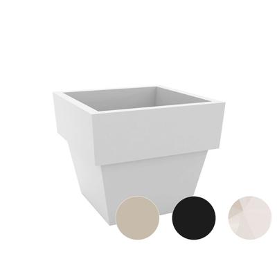 Vondom »VASO» Cuadrado Outdoor Pflanzengefäß 30x30 cm / White / Lackiert Hochglanz