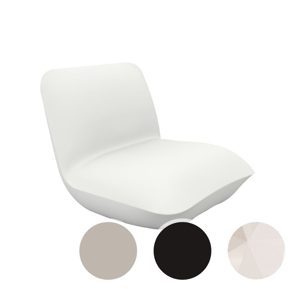 Vondom »PILLOW« Outdoor Lounge Sessel Black / Basic Matt