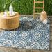 Martha Stewart by SAFAVIEH Tulip Medallion Indoor/ Outdoor Waterproof Rug