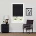 Wide Width Cordless Gii Deluxe Sundown Room Darkening Mini Blind by Achim Home Décor in Black (Size 34" W 64" L)