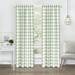 Wide Width Hunter Rod Pocket Window Curtain Panel by Achim Home Décor in Apple Green (Size 42" W 63" L)