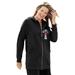 Plus Size Women's Disney Women's Zip Up Fleece Hoodie Minnie Mouse by Disney in Black Minnie (Size 2X)