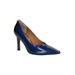 Wide Width Women's Phoebie Pump by J. Renee in Navy (Size 7 1/2 W)