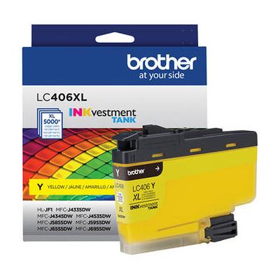 Brother LC406XLYS INKvestment Tank High Yield Yellow Ink Cartridge LC406XLYS