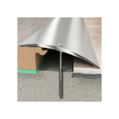 Bergangsprofil 70 x 6.55 x 930 mm Aluminium Übergangsschiene Silber Bodenprofil - Proviston