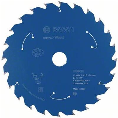 Bosch - Akku-Kreissägeblatt Expert for Wood, 160 x 1,5/1 x 20, 24 Zähne Image