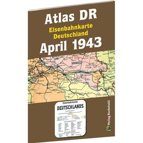 ATLAS DR April 1943 - Eisenbahnkarte Deutschland, Geheftet