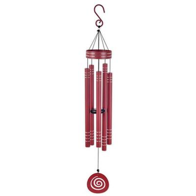 Sunset Vista Designs 403602 - Red Wind Chime 41" (93565) Lawn and Garden Wind Chimes