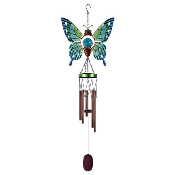 Sunset Vista Designs 412130 - Butterfly Solar Chime 38