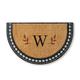 Juno Half-Round Monogrammed Coco Door Mat - 36" x 72", B - Frontgate