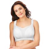 Plus Size Women's Limitless Wirefree Low-Impact Back Hook Bra by Comfort Choice in White (Size 48 C)