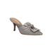 Wide Width Women's Mianna Clog Mule by J. Renee in Pewter (Size 11 W)