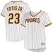 Women's Fernando Tatis Jr. White/Brown San Diego Padres Plus Size Replica Player Jersey