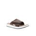 Men's Propet Emerson Men'S Slide Sandals by Propet in Brown (Size 11 M)